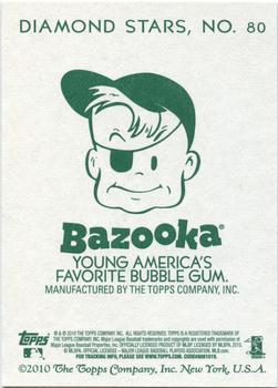 2010 Topps National Chicle - Bazooka Back #80 Jermaine Dye Back