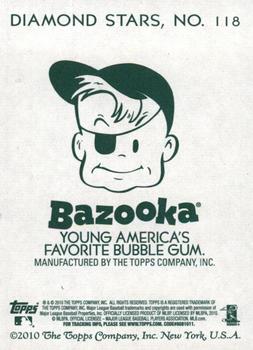 2010 Topps National Chicle - Bazooka Back #118 Ubaldo Jimenez Back