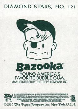2010 Topps National Chicle - Bazooka Back #121 Yovani Gallardo Back