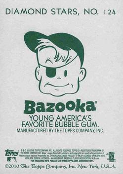 2010 Topps National Chicle - Bazooka Back #124 Carlos Zambrano Back