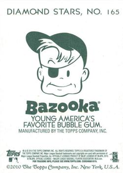 2010 Topps National Chicle - Bazooka Back #165 Jed Lowrie Back