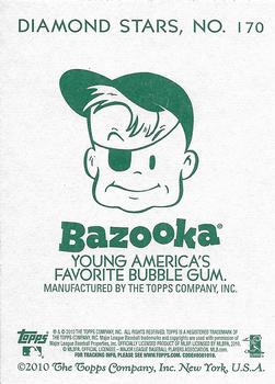 2010 Topps National Chicle - Bazooka Back #170 Jair Jurrjens Back