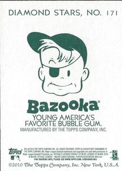 2010 Topps National Chicle - Bazooka Back #171 Mike Cameron Back