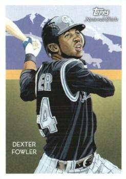 2010 Topps National Chicle - Bazooka Back #175 Dexter Fowler Front