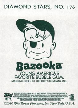 2010 Topps National Chicle - Bazooka Back #176 Aaron Rowand Back