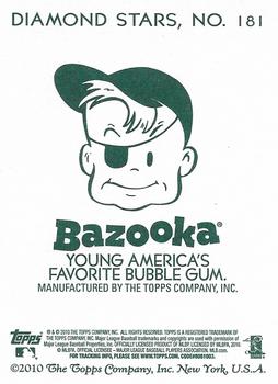 2010 Topps National Chicle - Bazooka Back #181 John Maine Back