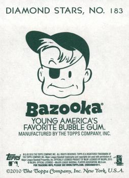 2010 Topps National Chicle - Bazooka Back #183 Nate McLouth Back