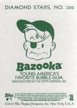 2010 Topps National Chicle - Bazooka Back #200 Chipper Jones Back