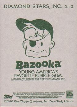 2010 Topps National Chicle - Bazooka Back #210 Robin Yount Back