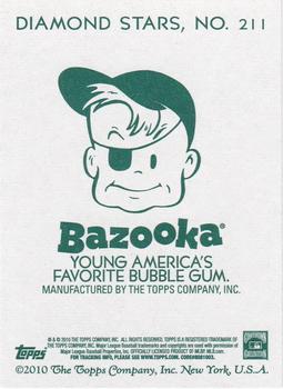 2010 Topps National Chicle - Bazooka Back #211 Jim Palmer Back