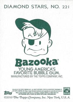 2010 Topps National Chicle - Bazooka Back #221 Dennis Eckersley Back