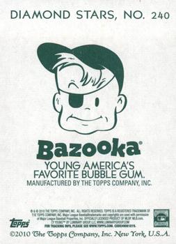 2010 Topps National Chicle - Bazooka Back #240 Cy Young Back