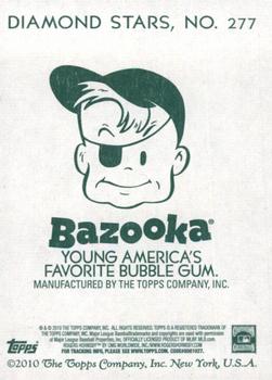 2010 Topps National Chicle - Bazooka Back #277 Rogers Hornsby Back