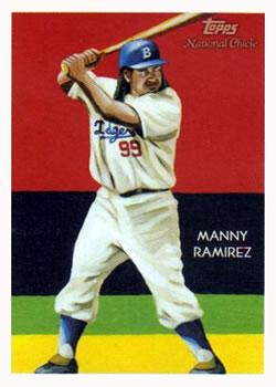 2010 Topps National Chicle - Bazooka Back #307 Manny Ramirez Front