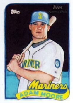 2010 Topps National Chicle - Bazooka Back #314 Adam Moore Front