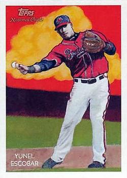 2010 Topps National Chicle - Bazooka Back #54 Yunel Escobar Front