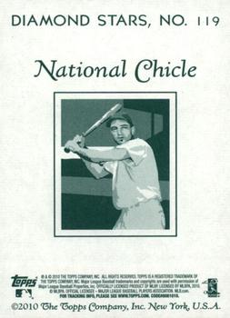 2010 Topps National Chicle - National Chicle Back #119 Jose Lopez Back