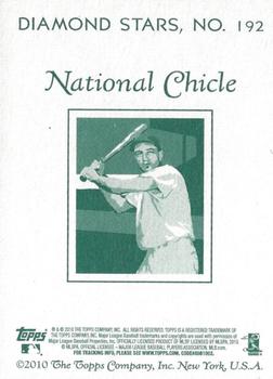 2010 Topps National Chicle - National Chicle Back #192 J.D. Drew Back