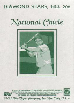 2010 Topps National Chicle - National Chicle Back #206 Hank Greenberg Back