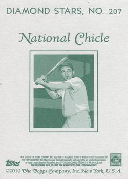 2010 Topps National Chicle - National Chicle Back #207 Johnny Bench Back