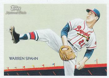 2010 Topps National Chicle - National Chicle Back #214 Warren Spahn Front
