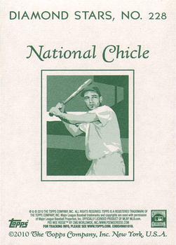 2010 Topps National Chicle - National Chicle Back #228 Pee Wee Reese Back