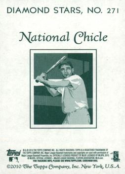 2010 Topps National Chicle - National Chicle Back #271 Brent Dlugach Back