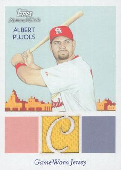 2010 Topps National Chicle - Relics Bazooka Back #NCR-AP Albert Pujols Front
