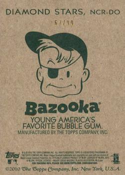 2010 Topps National Chicle - Relics Bazooka Back #NCR-DO David Ortiz Back