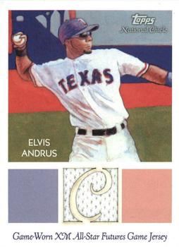 2010 Topps National Chicle - Relics Bazooka Back #NCR-EA Elvis Andrus Front