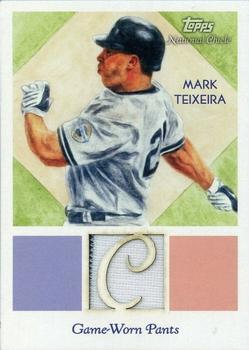 2010 Topps National Chicle - Relics National Chicle Back #NCR-MT Mark Teixeira Front