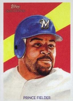 2010 Topps National Chicle - Umbrella Black Back #5 Prince Fielder Front