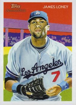 2010 Topps National Chicle - Umbrella Black Back #16 James Loney Front
