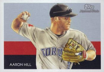 2010 Topps National Chicle - Umbrella Black Back #25 Aaron Hill Front