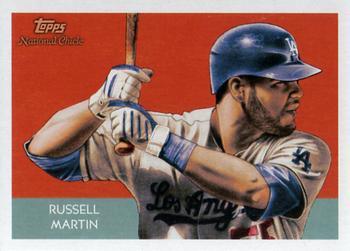 2010 Topps National Chicle - Umbrella Black Back #38 Russell Martin Front
