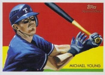 2010 Topps National Chicle - Umbrella Black Back #39 Michael Young Front