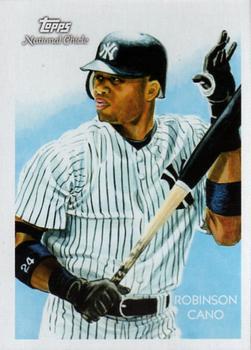 2010 Topps National Chicle - Umbrella Black Back #42 Robinson Cano Front