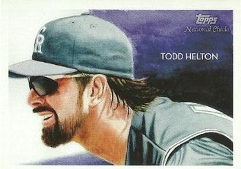 2010 Topps National Chicle - Umbrella Black Back #106 Todd Helton Front