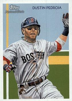 2010 Topps National Chicle - Umbrella Black Back #112 Dustin Pedroia Front