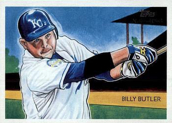 2010 Topps National Chicle - Umbrella Black Back #113 Billy Butler Front