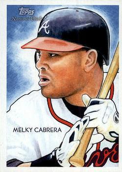 2010 Topps National Chicle - Umbrella Black Back #126 Melky Cabrera Front