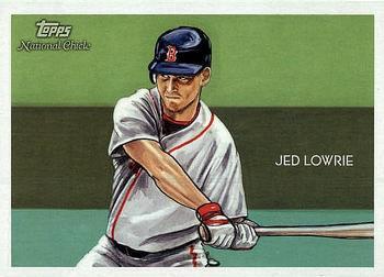 2010 Topps National Chicle - Umbrella Black Back #165 Jed Lowrie Front
