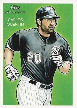 2010 Topps National Chicle - Umbrella Black Back #179 Carlos Quentin Front