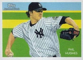 2010 Topps National Chicle - Umbrella Black Back #184 Phil Hughes Front