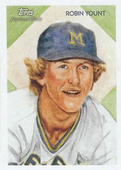 2010 Topps National Chicle - Umbrella Black Back #210 Robin Yount Front