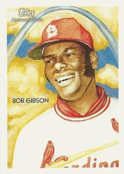2010 Topps National Chicle - Umbrella Black Back #216 Bob Gibson Front