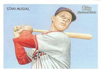 2010 Topps National Chicle - Umbrella Black Back #243 Stan Musial Front