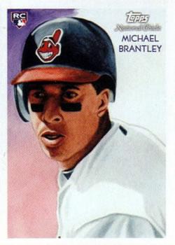 2010 Topps National Chicle - Umbrella Black Back #272 Michael Brantley Front