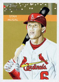 2010 Topps National Chicle - Umbrella Black Back #294 Stan Musial Front