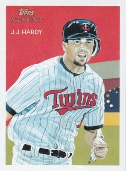 2010 Topps National Chicle - Umbrella Red Back #60 J.J. Hardy Front